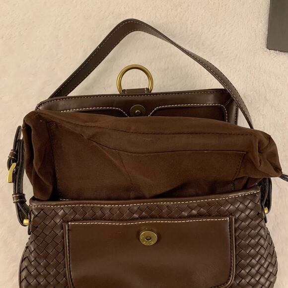 Ann Taylor Loft Women's Small Weave Shoulder Bag - Picture 7 of 8